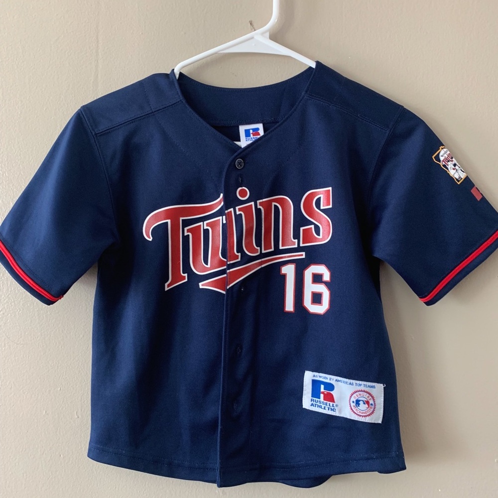 Vintage Twins Baseball Jersey Boys Size 7 Doug Mientkiewicz